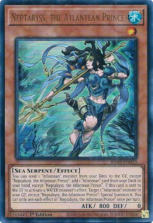 Neptabyss, the Atlantean Prince (UR) [RA03-EN013] Ultra Rare | Chromatic Games
