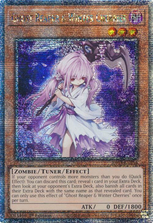 Ghost Reaper & Winter Cherries (Quarter Century Secret Rare) [RA03-EN014] Quarter Century Secret Rare | Chromatic Games