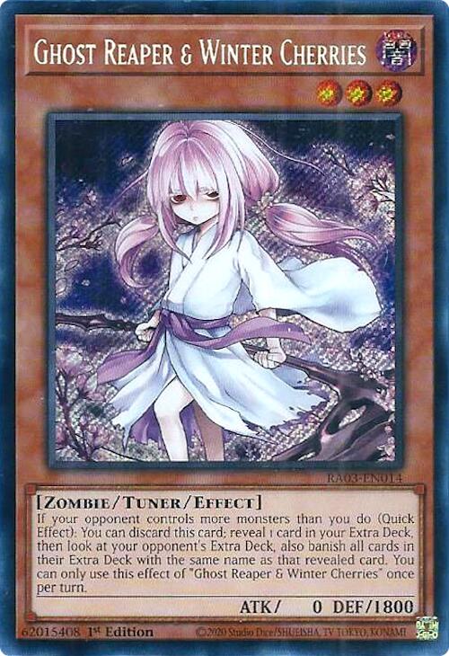 Ghost Reaper & Winter Cherries (Alternate Art) (Secret Rare) [RA03-EN014] Secret Rare | Chromatic Games