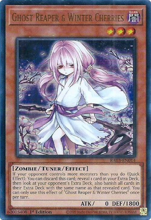 Ghost Reaper & Winter Cherries (Alternate Art) (UR) [RA03-EN014] Ultra Rare | Chromatic Games