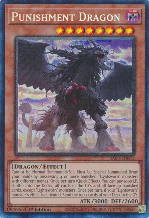 Punishment Dragon (CR) [RA03-EN015] Prismatic Collector's Rare | Chromatic Games