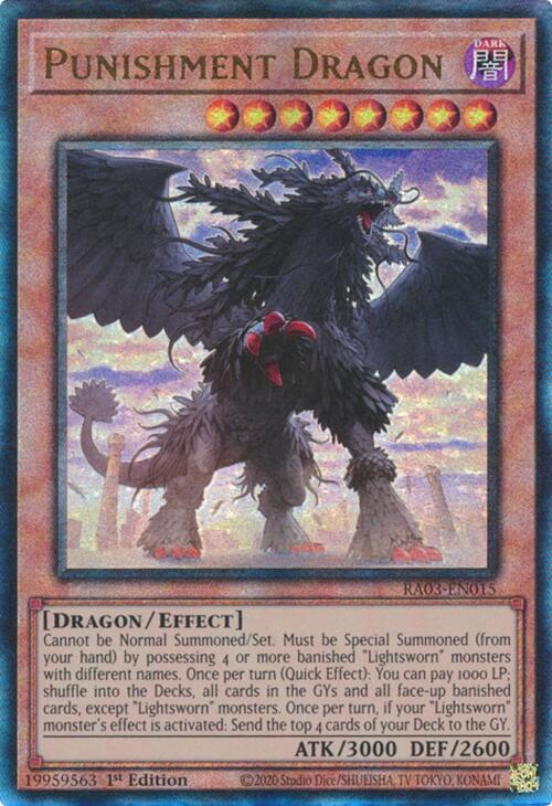 Punishment Dragon (UTR) [RA03-EN015] Prismatic Ultimate Rare | Chromatic Games