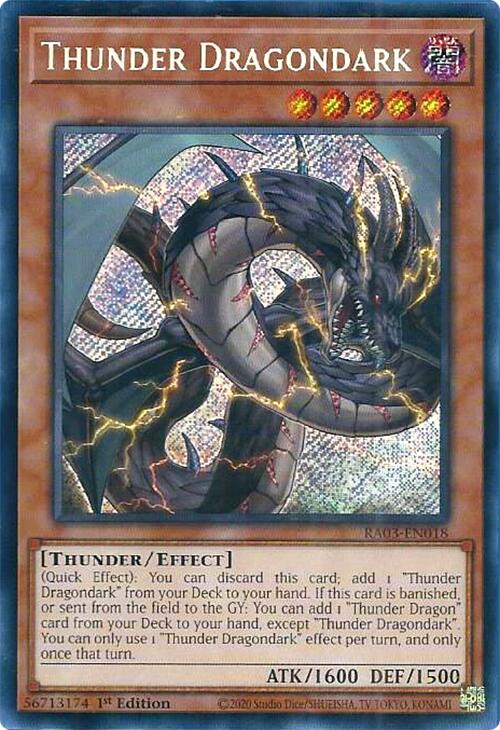 Thunder Dragondark (Secret Rare) [RA03-EN018] Secret Rare | Chromatic Games