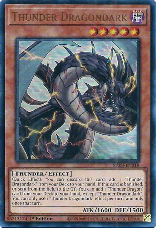 Thunder Dragondark (UR) [RA03-EN018] Ultra Rare | Chromatic Games