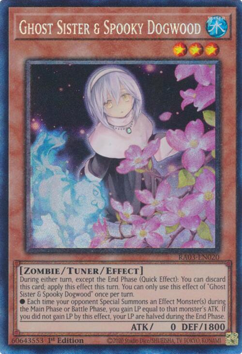 Ghost Sister & Spooky Dogwood (Alternate Art) (CR) [RA03-EN020] Prismatic Collector's Rare | Chromatic Games