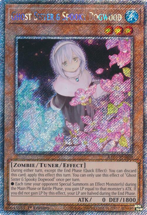 Ghost Sister & Spooky Dogwood (Platinum Secret Rare) [RA03-EN020] Platinum Secret Rare | Chromatic Games