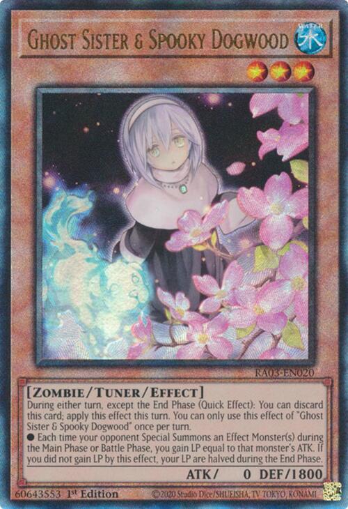 Ghost Sister & Spooky Dogwood (UTR) [RA03-EN020] Prismatic Ultimate Rare | Chromatic Games