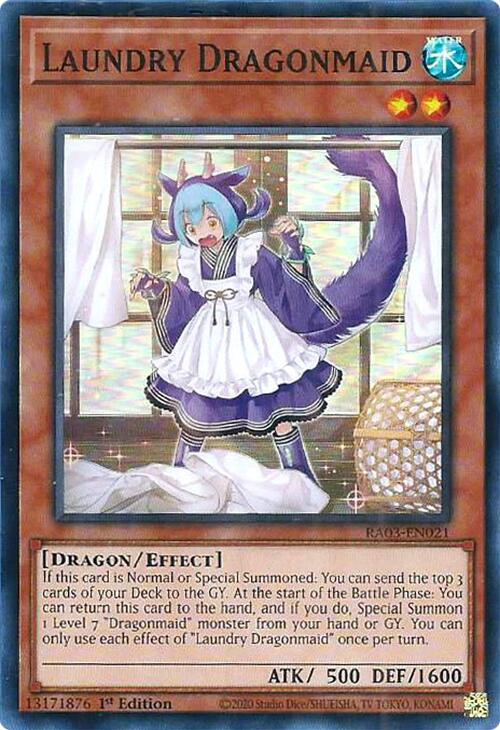 Laundry Dragonmaid [RA03-EN021] Super Rare | Chromatic Games
