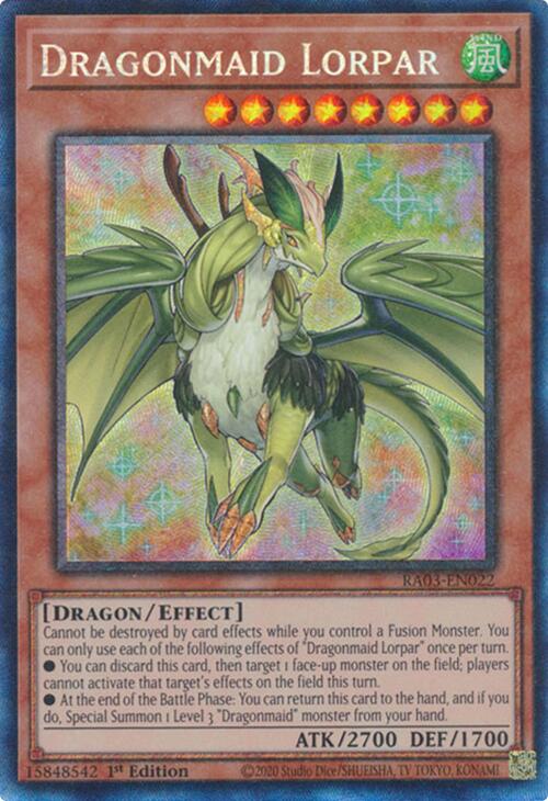 Dragonmaid Lorpar (CR) [RA03-EN022] Prismatic Collector's Rare | Chromatic Games