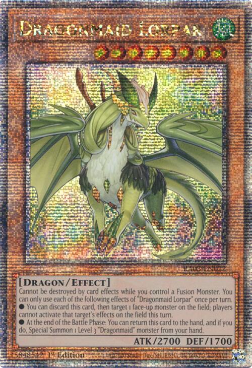 Dragonmaid Lorpar (Quarter Century Secret Rare) [RA03-EN022] Quarter Century Secret Rare | Chromatic Games