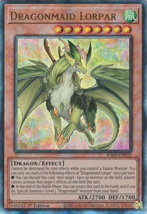 Dragonmaid Lorpar (UTR) [RA03-EN022] Prismatic Ultimate Rare | Chromatic Games