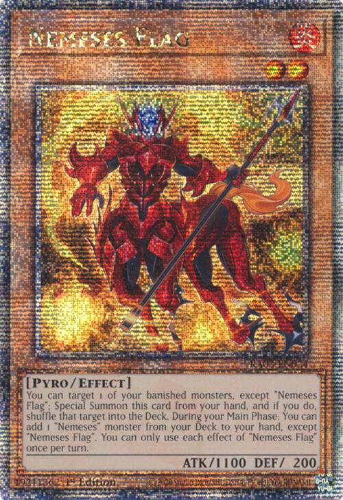 Nemeses Flag (Quarter Century Secret Rare) [RA03-EN024] Quarter Century Secret Rare | Chromatic Games