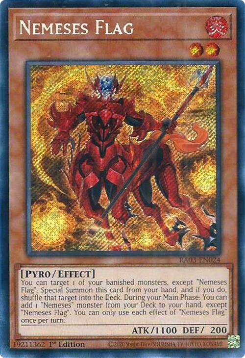 Nemeses Flag (Secret Rare) [RA03-EN024] Secret Rare | Chromatic Games