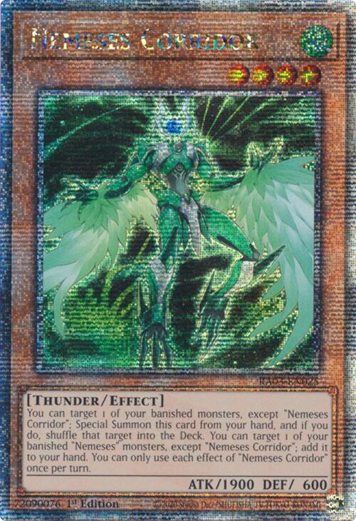 Nemeses Corridor (Quarter Century Secret Rare) [RA03-EN025] Quarter Century Secret Rare | Chromatic Games