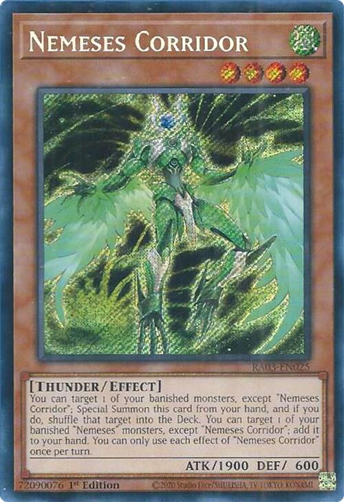Nemeses Corridor (Secret Rare) [RA03-EN025] Secret Rare | Chromatic Games
