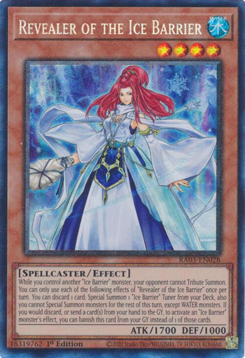 Revealer of the Ice Barrier (CR) [RA03-EN028] Prismatic Collector's Rare | Chromatic Games