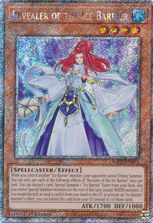 Revealer of the Ice Barrier (Platinum Secret Rare) [RA03-EN028] Platinum Secret Rare | Chromatic Games