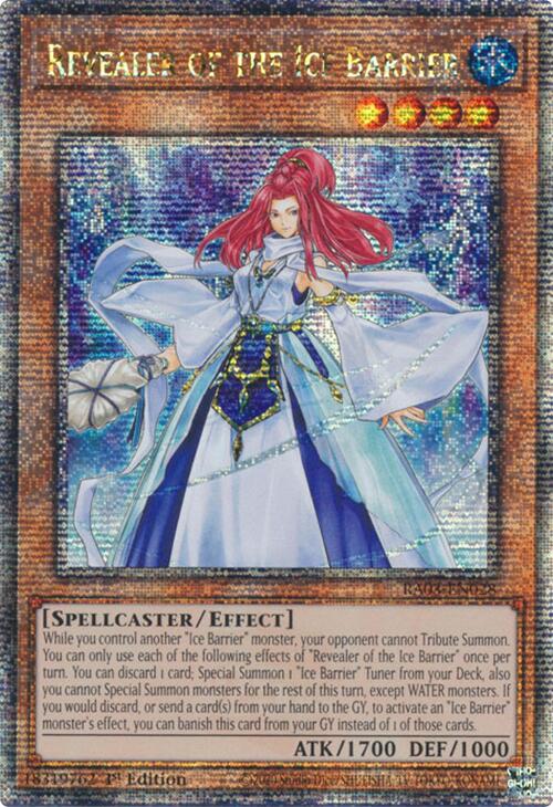 Revealer of the Ice Barrier (Quarter Century Secret Rare) [RA03-EN028] Quarter Century Secret Rare | Chromatic Games