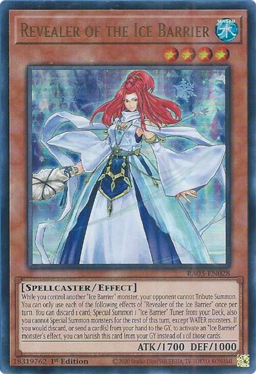Revealer of the Ice Barrier (UR) [RA03-EN028] Ultra Rare | Chromatic Games