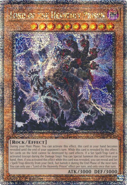 Lord of the Heavenly Prison (Quarter Century Secret Rare) [RA03-EN029] Quarter Century Secret Rare | Chromatic Games
