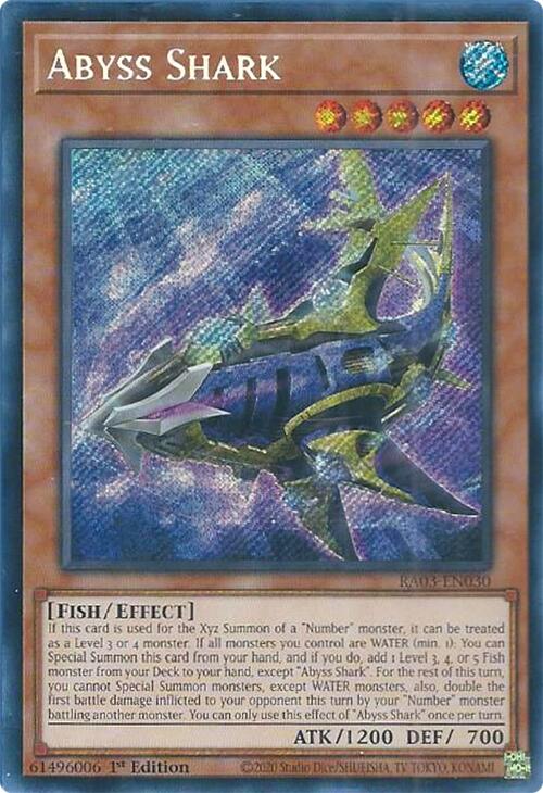 Abyss Shark (Secret Rare) [RA03-EN030] Secret Rare | Chromatic Games