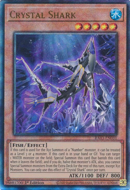 Crystal Shark (UTR) [RA03-EN031] Prismatic Ultimate Rare | Chromatic Games