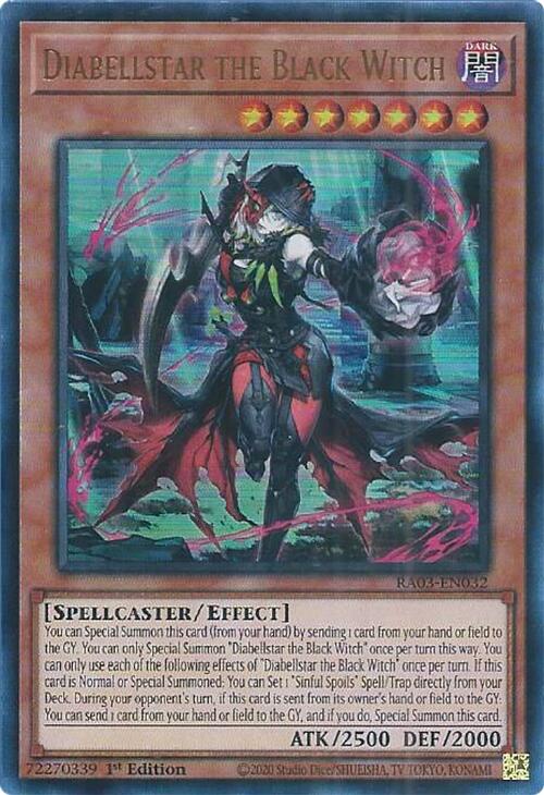 Diabellstar the Black Witch (UR) [RA03-EN032] Ultra Rare | Chromatic Games