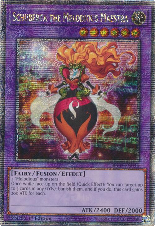 Schuberta the Melodious Maestra (Quarter Century Secret Rare) [RA03-EN034] Quarter Century Secret Rare | Chromatic Games
