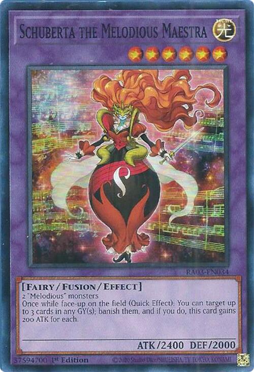 Schuberta the Melodious Maestra [RA03-EN034] Super Rare | Chromatic Games