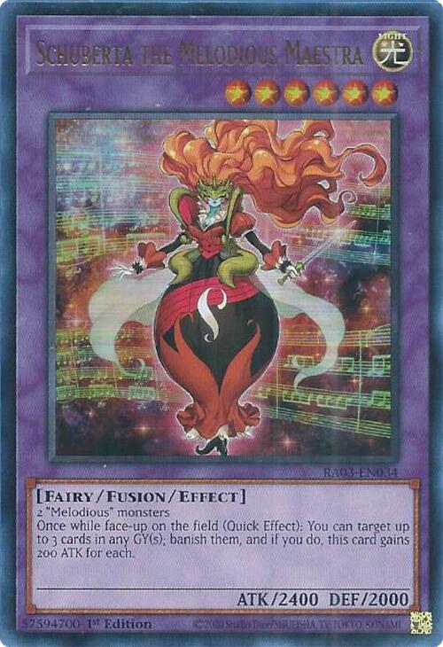 Schuberta the Melodious Maestra (UR) [RA03-EN034] Ultra Rare | Chromatic Games