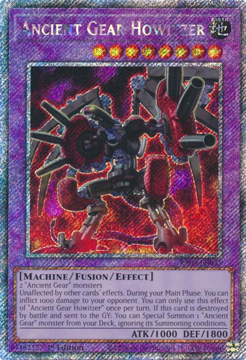 Ancient Gear Howitzer (Platinum Secret Rare) [RA03-EN035] Platinum Secret Rare | Chromatic Games