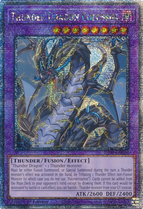 Thunder Dragon Colossus (Quarter Century Secret Rare) [RA03-EN036] Quarter Century Secret Rare | Chromatic Games