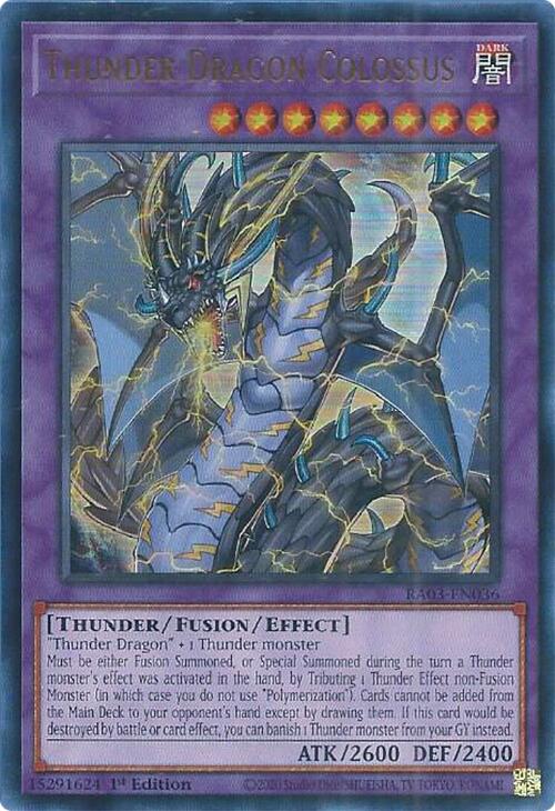 Thunder Dragon Colossus (UR) [RA03-EN036] Ultra Rare | Chromatic Games