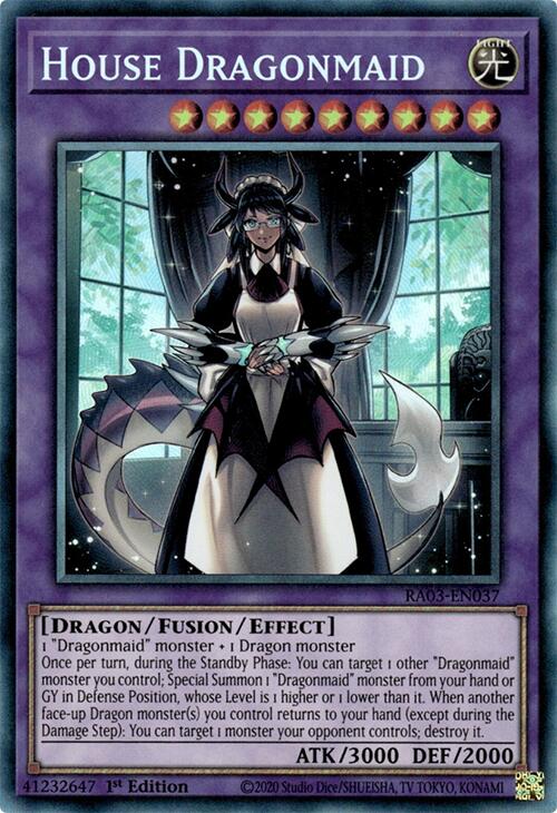 House Dragonmaid (CR) [RA03-EN037] Prismatic Collector's Rare | Chromatic Games