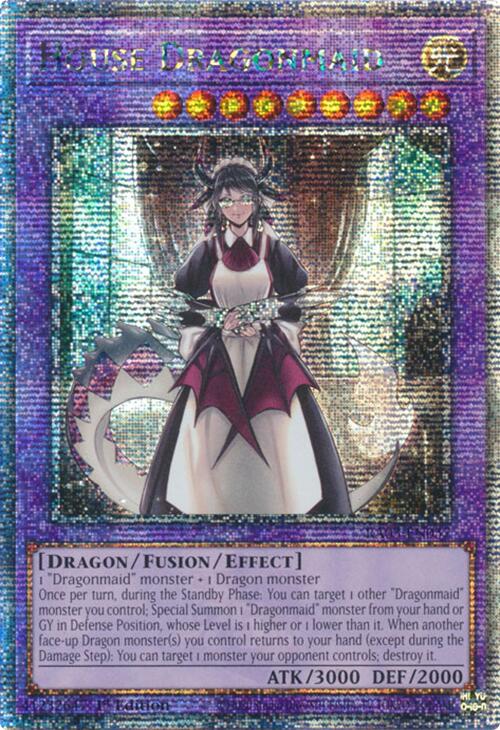 House Dragonmaid (Quarter Century Secret Rare) [RA03-EN037] Quarter Century Secret Rare | Chromatic Games