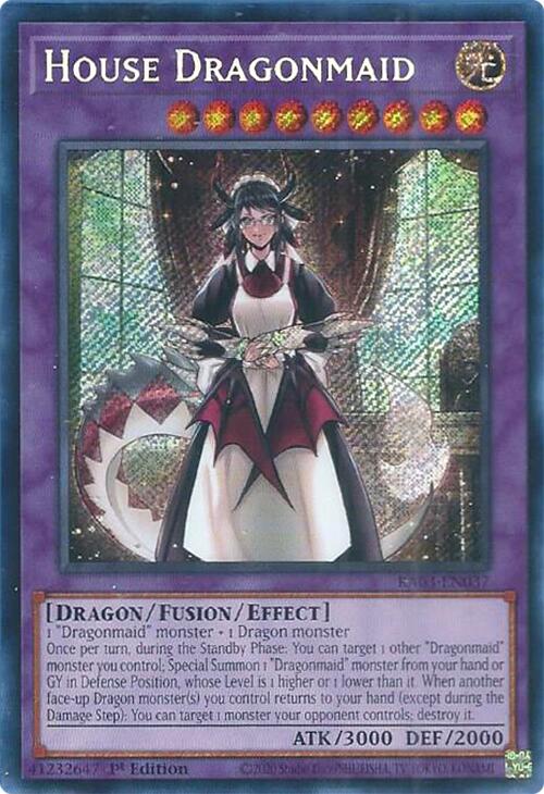 House Dragonmaid (Secret Rare) [RA03-EN037] Secret Rare | Chromatic Games