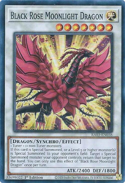 Black Rose Moonlight Dragon [RA03-EN038] Super Rare | Chromatic Games