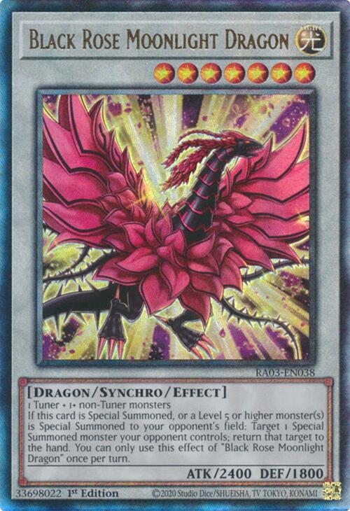 Black Rose Moonlight Dragon (UTR) [RA03-EN038] Prismatic Ultimate Rare | Chromatic Games