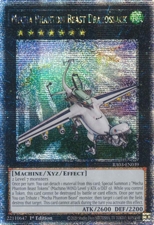 Mecha Phantom Beast Dracossack (Quarter Century Secret Rare) [RA03-EN039] Quarter Century Secret Rare | Chromatic Games