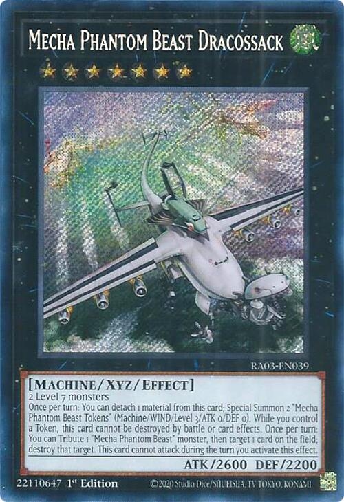 Mecha Phantom Beast Dracossack (Secret Rare) [RA03-EN039] Secret Rare | Chromatic Games