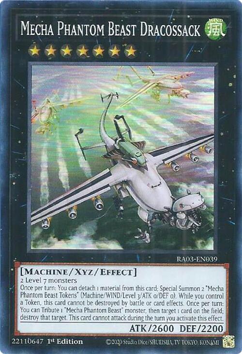 Mecha Phantom Beast Dracossack [RA03-EN039] Super Rare | Chromatic Games