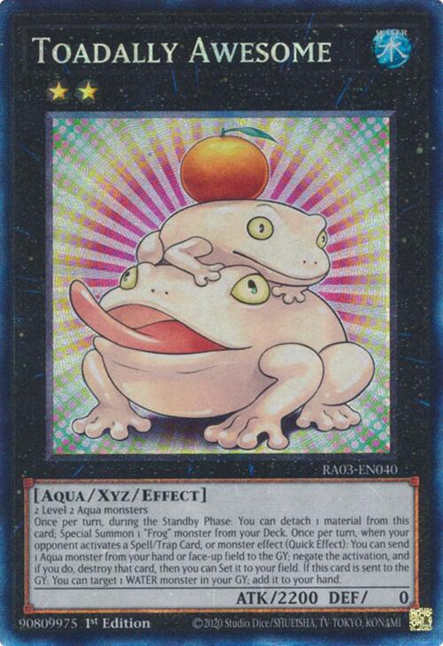 Toadally Awesome (CR) [RA03-EN040] Prismatic Collector's Rare | Chromatic Games