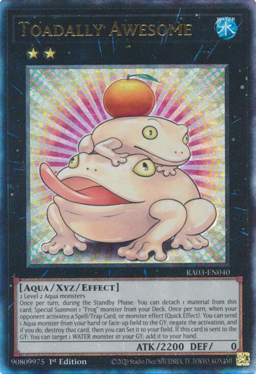 Toadally Awesome (UTR) [RA03-EN040] Prismatic Ultimate Rare | Chromatic Games