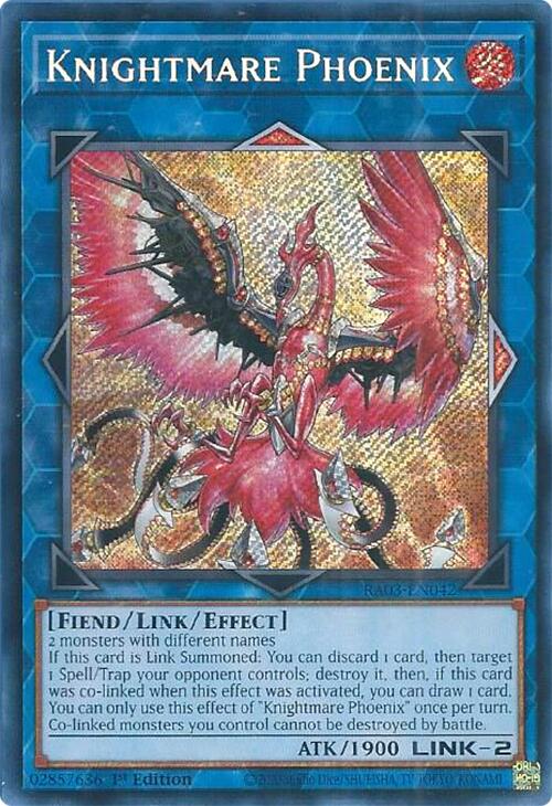 Knightmare Phoenix (Secret Rare) [RA03-EN042] Secret Rare | Chromatic Games