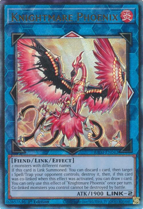 Knightmare Phoenix (UTR) [RA03-EN042] Prismatic Ultimate Rare | Chromatic Games