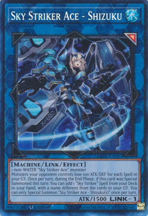 Sky Striker Ace - Shizuku (CR) [RA03-EN043] Prismatic Collector's Rare | Chromatic Games