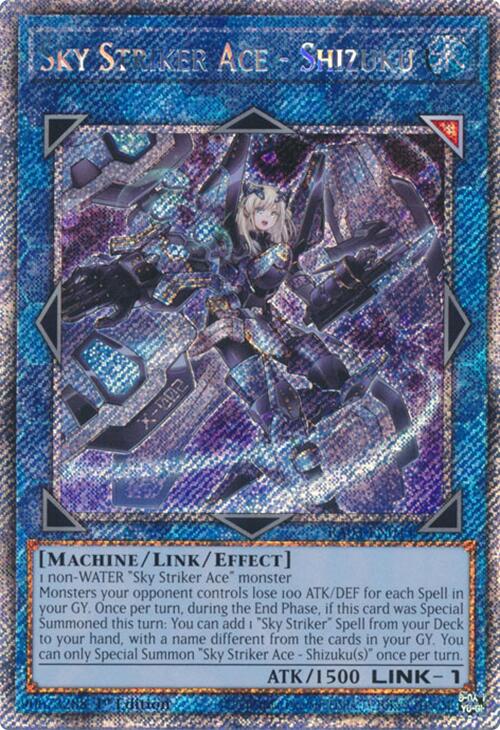 Sky Striker Ace - Shizuku (Platinum Secret Rare) [RA03-EN043] Platinum Secret Rare | Chromatic Games