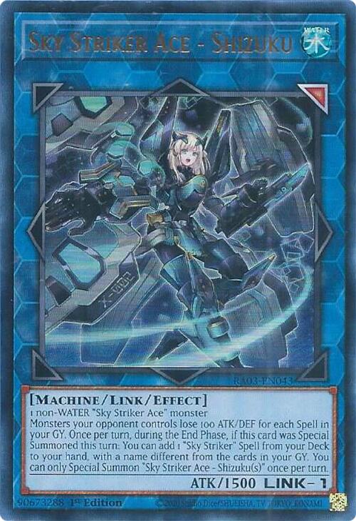 Sky Striker Ace - Shizuku (UR) [RA03-EN043] Ultra Rare | Chromatic Games