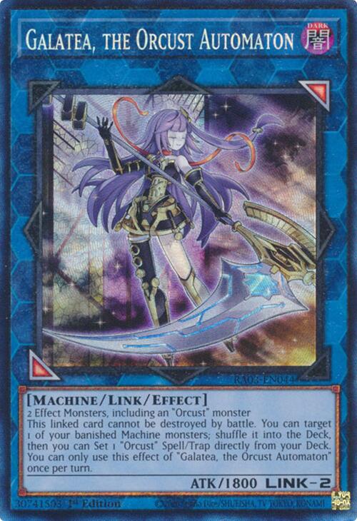 Galatea, the Orcust Automaton (CR) [RA03-EN044] Prismatic Collector's Rare | Chromatic Games