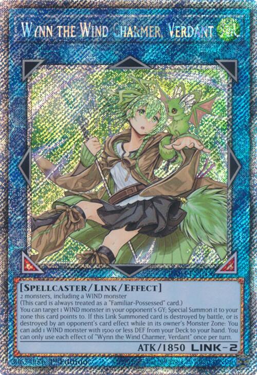 Wynn the Wind Charmer, Verdant (Platinum Secret Rare) [RA03-EN045] Platinum Secret Rare | Chromatic Games